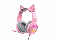 Ігрові навушники з мікрофоном HAVIT HV-H2233d Cat Pink