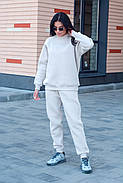 Жіночий теплий спортивний костюм флісі, фото 4