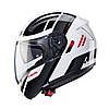МОТОШОЛОМ МОДУЛЯР CABERG LEVO X MANTA КОЛІР WHITE /ANTHRACITE /RED, фото 3