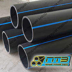 Труби поліетиленові напірні водопровідні ПЕ 100, PN 10, SDR 17