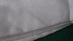 Відріз рівномірної тканини для вишивки. Бавовна, біла, 50х178 см, 28 каунт