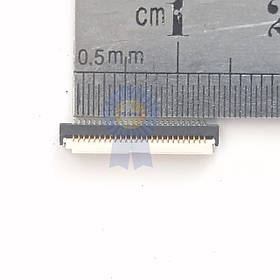 Роз'єм для ноутбука 26pin 0.5 mm ( Flip type) — Оригінал демонтаж