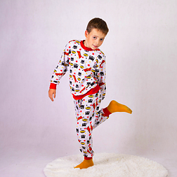 Піжама дитяча підліткова трикотаж, тепла, Бетмен