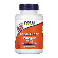Порошок яблочного уксуса NOW Apple Cider Vinegar 450 mg (180 veg caps)