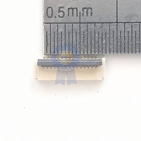 Роз'єм для ноутбука 15pin 0.5 mm No2 ( Flip type) — Оригінал демонтаж