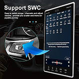 Автомагнітола Podofo Double Din 9.5, Bluetooth, GPS, iOS/Android Mirror Link/WiFi/USB/FM/SWC+AHD з камерою заднього виду, фото 5
