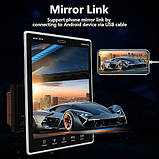 Автомагнітола Podofo Double Din 9.5, Bluetooth, GPS, iOS/Android Mirror Link/WiFi/USB/FM/SWC+AHD з камерою заднього виду, фото 4