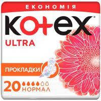 Kotex Ultra Dry Normal Duo Гигиенические прокладки, 20 шт