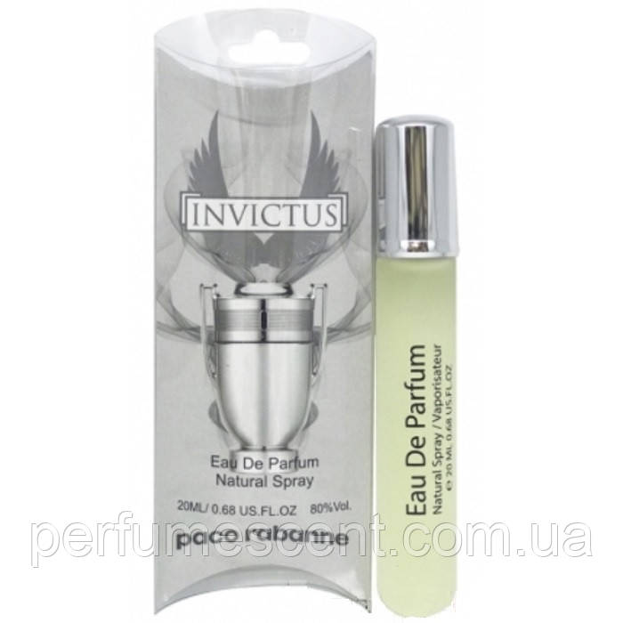 Paco Rabanne Invictus чоловічий парфум ручка 20 мл, фото 1