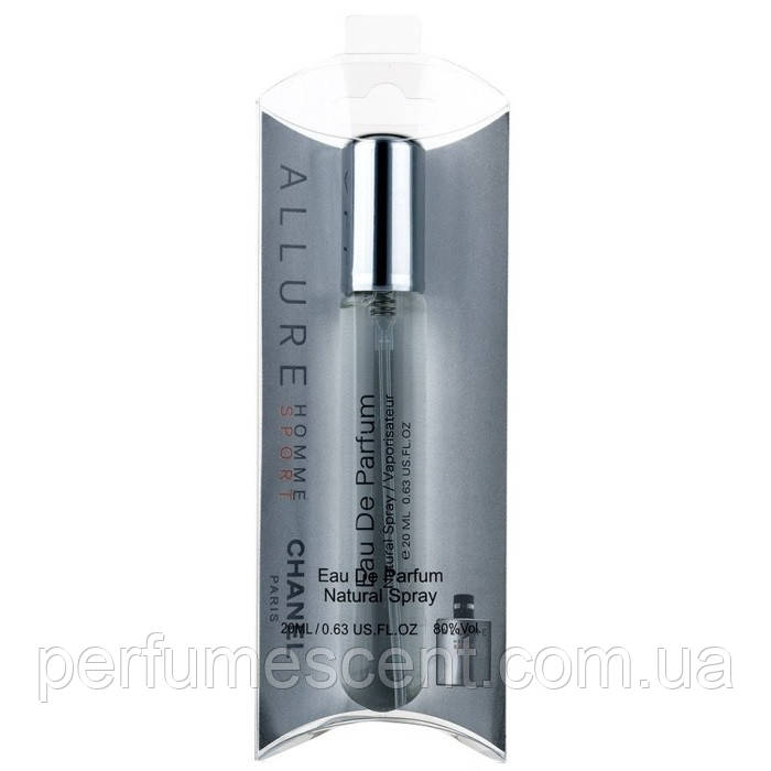 Chanel Allure Homme Sport чоловічий парфум ручка 20 мл, фото 1