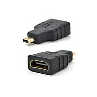 Переходник microHDMI(папа)-HDMI(мама) , Q100