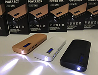 Повербанк с фонариком Smart Tech внешний аккумулятор Портативные зарядки Power bank маленький Повербанкы