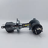 Світлодіодні лампи для фар H4/ Комплекс світлодіодних фар для авто комплект 2 шт., фото 3