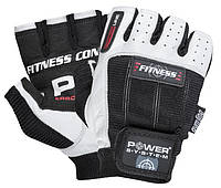 Перчатки для фитнеса и тяжелой атлетики Power System Fitness PS-2300 Black/White XS