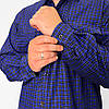 Сорочка чоловіча зимова на хутрі Великі розміри 70 — 78 Сорочка тепла на ґудзиках Ao longcom, фото 4