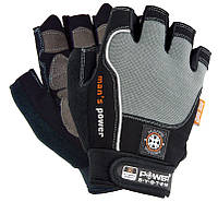 Перчатки для фитнеса и тяжелой атлетики Power System PS-2580 Man s Power Black/Grey S