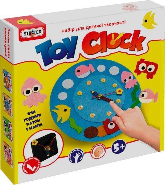 НАБІР ДЛЯ ТВОРЧОСТІ STRATEG TOY CLOCK ВОДНИЙ СВІТ, фото 1