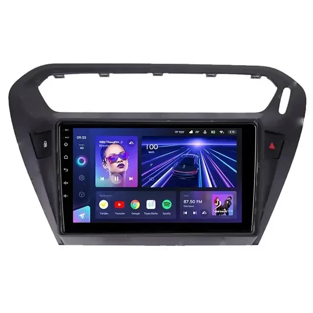 Штатна магнітола Teyes СС3 Peugeot 301 For Citroen C-Elysee CElysee (2012 - 2024) (1 Din)