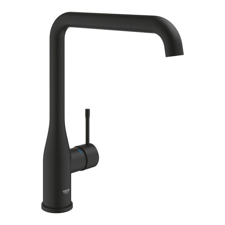 Змішувач для кухні Grohe Essence 30505KF0 чорний матовий, фото 1