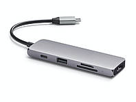Адаптер Satechi Aluminum USB-C Multiport Pro HMYE2, В наявності, open box, Satechi