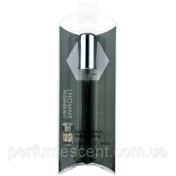 Yves Saint Laurent l'homme чоловічий парфум ручка 20 мл, фото 1