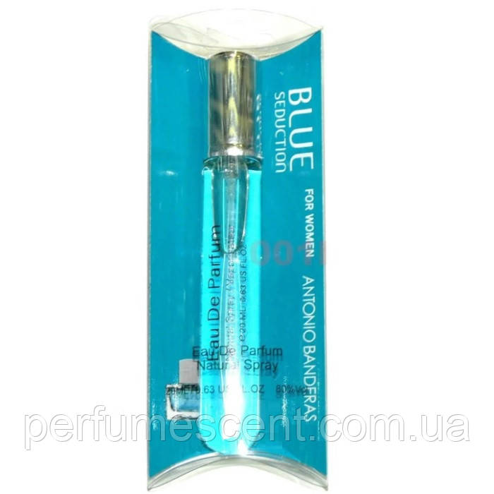 Antonio Banderas Blue Seduction жіночий парфум ручка 20 мл, фото 1