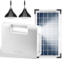 Портативная солнечная станция, кемпинговый фонарь WAWUI 25000mAh 80W, power bank, solar