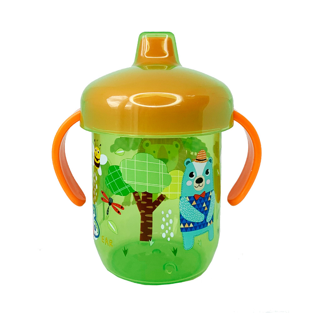 Поільник дитячий, 200мл зелений, в пакеті 13*10см, MEGAZayka, 0305зелений