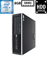 Комп'ютер HP Compaq Elite 8300 SFF/Intel Core i5-3470 3.20GHz/8GB DDR3/HDD 500GB/NVIDIA NVS 310(512MB DDR3)/DP, USB 3.0.