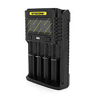 Зарядное устройство универсальное Nitecore Digicharger UMS4, 4 канала,LCD дисплей, поддерживает Li-ion, Ni-MH