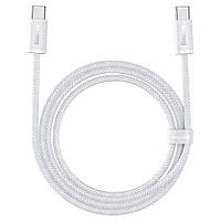 Кабель Baseus Dynamic Series Fast Charging Data Cable Type-C to Type-C 100W 1m, White (CALD000202)