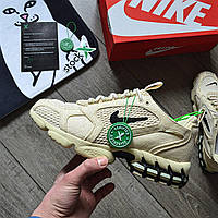 Мужские и женские кроссовки Stussy Nike Air Zoom Spiridon Cage 2 'Fossil Stone Стильная Повседневная обувь