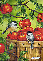 ЗПН-033 Спелые яблоки, набор для вышивки бисером картины