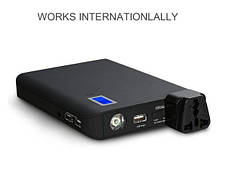 Зовнішній акумулятор для ноутбука, телефона VHG KR881 24000 mAh 85 W Portable AC Power Bank Black, фото 2