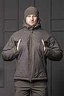 Зимняя водоотталкивающая куртка из ткани Membrana 4000 и наполнителем Termo Loft Олива M