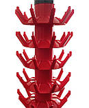 Сушарка (стійка) для пляшок з ручкою, 80 шт., фото 4