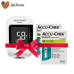 Глюкометр Акку Чек Інстант (Accu Chek Instant) + 100 тест-смужок