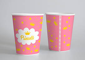 Паперові стаканчики Твоя Забава "Princess" 10шт/уп. (250мл.)