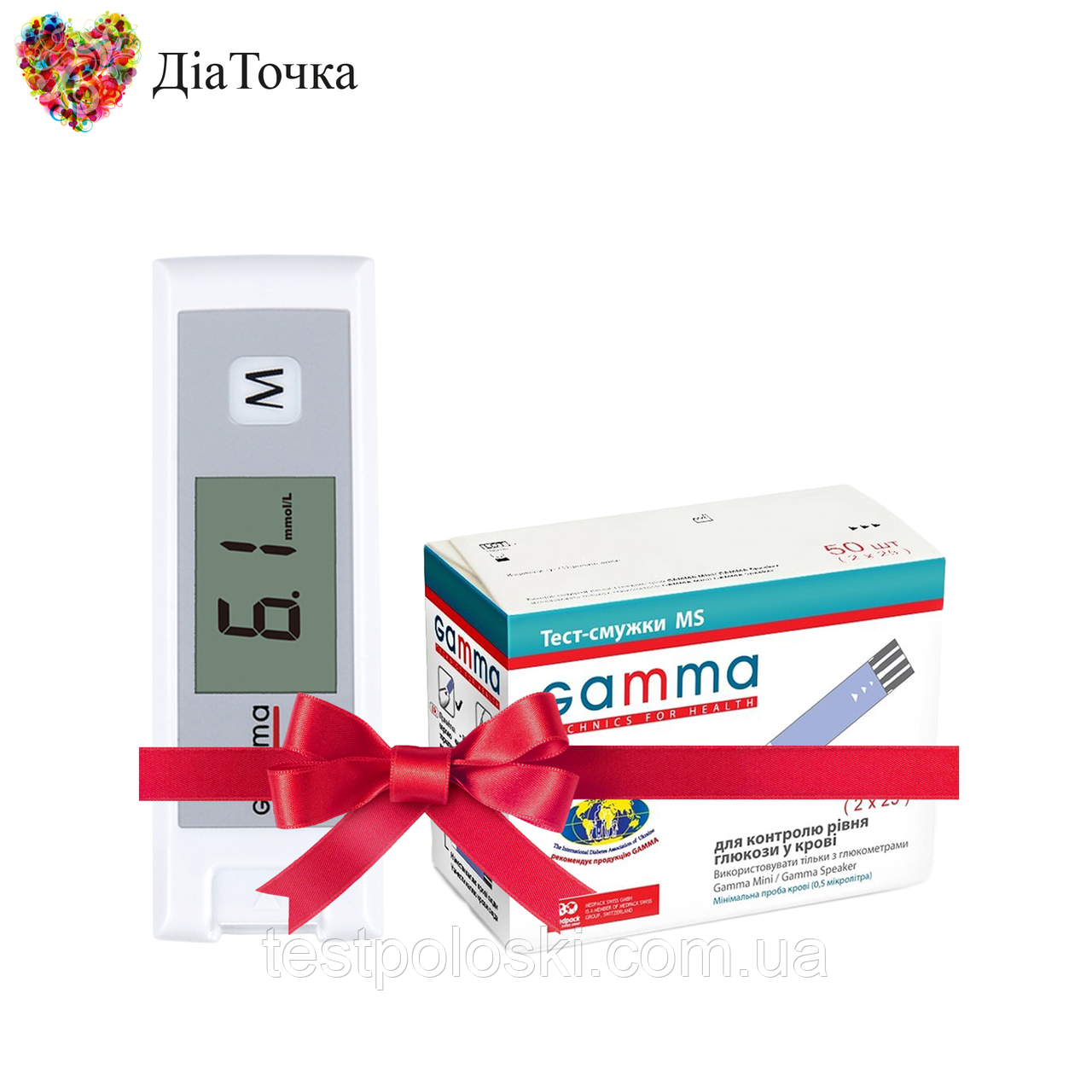 Глюкометр Gamma Mini + 50 тест-смужок