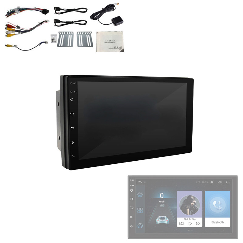 Автомагнітола 7" 2/32ГБ Android 11 Wi-Fi GPS 2xUSB 2 DIN 4x60Вт, 7011A