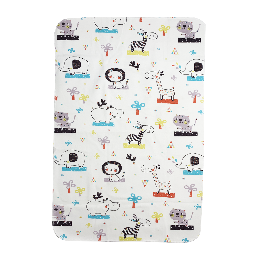 Багаторазова пелюшка для дітей бамбукова 50 * 75 (Жираф, Кіт, Слон)