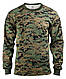 Футболка чоловіча довга рукав камуфляж Woodland Digital Camo ROTHCO США розм -S, фото 5