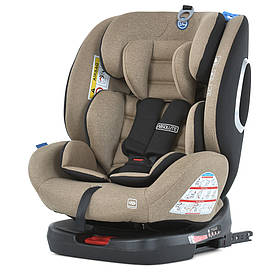 Автокрісло дитяче (група +0-1-2-3, 0-36 кг, isofix) El Camino ABSOLUTE ME 1079 Royal Beige Бежеве