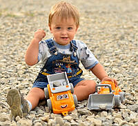 Игрушка Стройплощадка Максик ТехноК 0977 набор самосвал трактор для детей