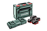 Комплект аккумуляторных батарей Metabo LiHD 18 В 4х8.0 Аh с зарядным устройством в кейсе (685135000)