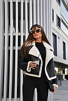 Жіноча вкорочена еко-дублянка