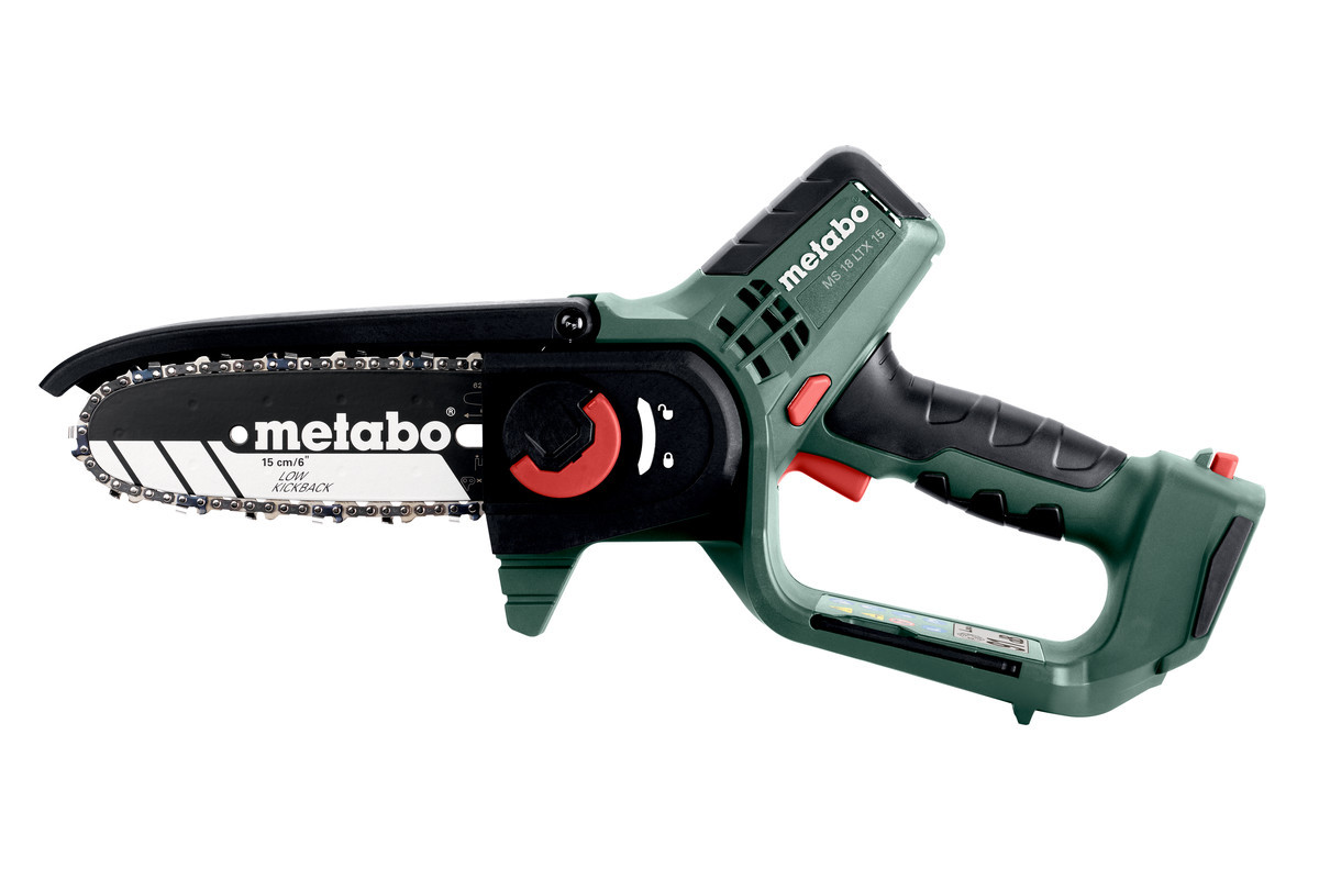 Аккумуляторная цепная пила Metabo MS 18 LTX 15 (600856840) - фото 2 - id-p1983746947