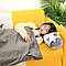 Іграшка подушка Кіт Батон з пледом 120х160 см, Сірий / Плюшева іграшка з пледом / Іграшка Кіт з пледом, фото 3