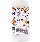 Серветки для манікюра в рулоні 15 х 15 см Panni Mlada 100 шт гладкі