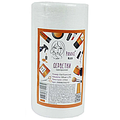 Серветки для манікюра в рулоні 15 х 15 см Panni Mlada 100 шт сітка